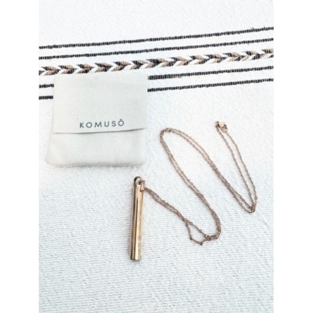 Komuso Design The Shift Mindfulness Breathing Tool Necklace with Pouch